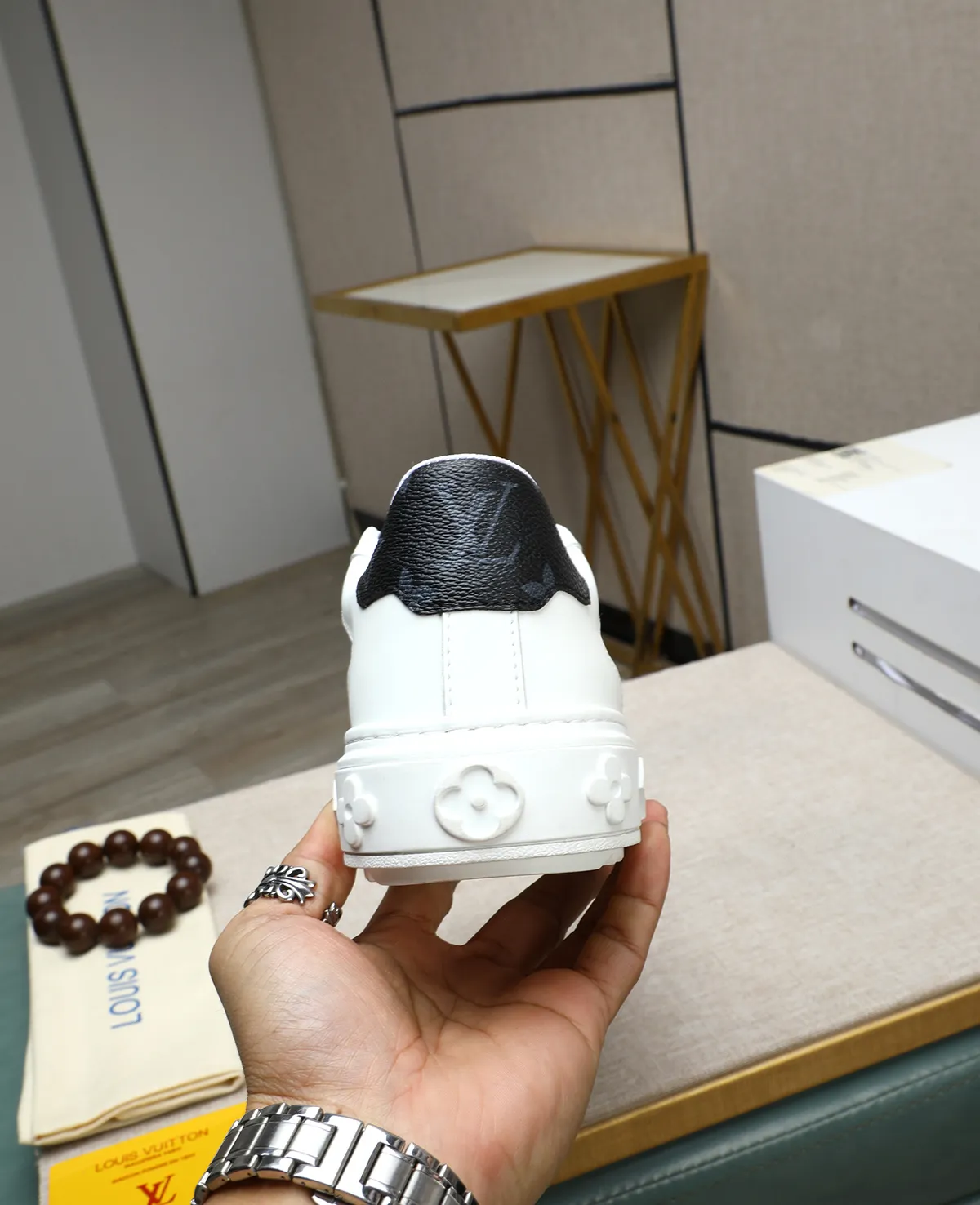 Men's men's shoes 💰540 📛📛(Niuli) high-end [LOUIS VUITTON] Louis Vuitton official website synchronized new products 👟Milan fashion catwalk style 🇰🇾🇰🇾LV family logo, celebrity style, a must-have for fashionistas ⚠️Top-layer calfskin ➕Cow leather lining ➕Mesh lining Official website original special outsole👞Number 38-44